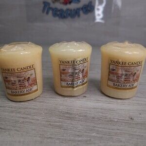 Yankee Candle Bakery Air Votive Candle Lot of 3 NOS NEW